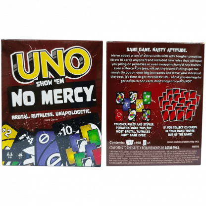 Uno No Mercy Card Game